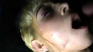 Dirty-Talking Russian Blonde Girl Swallows Cum