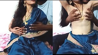 18 Years old hot couple Beautiful Desi housewife Fucked hard tight pussy cumshot blowjob