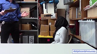 Officer Fucking Big Tits Arab Shoplifter