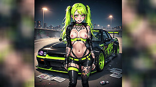 Gol Anime Hot Cars and Hot Girls
