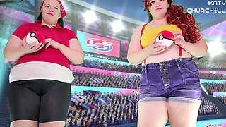 Misty and May Facesitting and Farting Battle Punishment