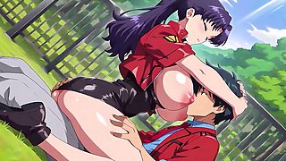 Anime, hentai uncensored, handjob