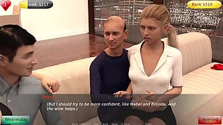 Hypersexual Old Man Gets Birthday Gangbang with Wife Swapping Granny