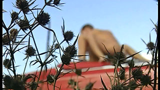 Hard Outdoor Sex and Horny View of Hot Thick Nipple