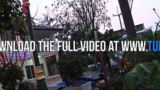 Fun Thai teen picked up in a restaurant