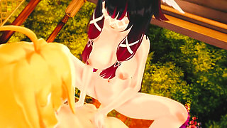Genshin Impact - Columbina Hardcore Sex Scene with Aether - 3D Hentai Animation