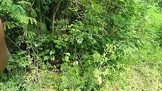 College Student with Uniform Lesbian Outdoor