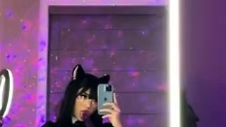 Neko Spicytitania Blowjob With Dildo On Amateur Tape