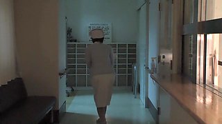 Horny Japanese whore in Amazing Nurse, Handjob JAV scene