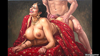 Desi Indian college girls in hotel room sex party