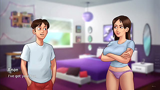 Huge Monster Cock Anon Buys Big Boobs Jenny a Sex Toy - Summertime Saga Gameplay