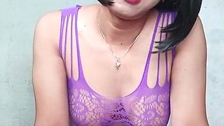 Sizzling Indo Transgirl Jacks With A Fuck stick