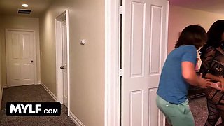 Stepson pounds cock greedy step-mother - mylf