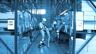 German Domination Scene - Blonde in Fetish Gear