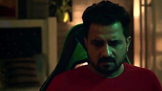 Indian pair celebrating their anniversary inside bedroom