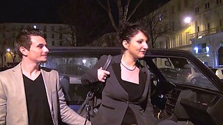 Party teen blowjob cumshot