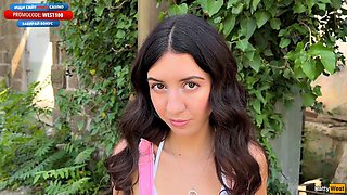 Katty Wests Close-Up Cowgirl Ride Ends in Creampie