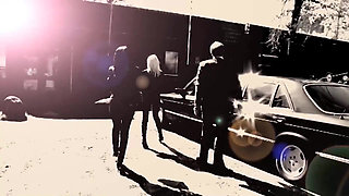 German Domination Blonde Sluts in Cage and Bathroom