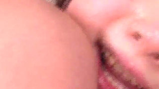 Asian Babe Rides Hard with Natural Bush and Deep Wet Penetration in Close up