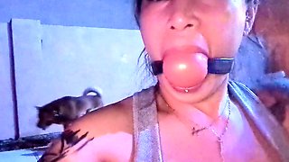 Czech Girl Fitting Panties in Lingerie Store