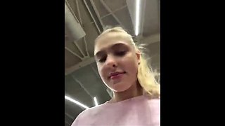 Gym Trainer Fucks Me Hard - Jucielussie1 Big Natural Tits Doggystyle Public Sex