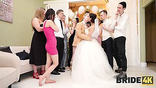 Bride party sex with astonishing dolls Ashly Rabbit and Moon Imp