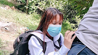 HORNY SCHOOLGIRL CANT WAIT TO FUCK BEFORE GOING SCHOOL
