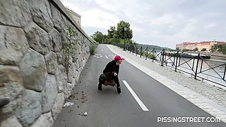 Modest Claudia's posing clip