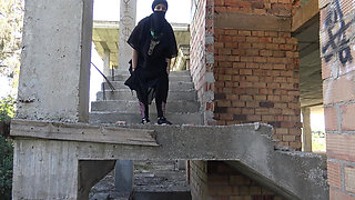 A Famous Wife From Heliopolis with a Milky Chest Closes Her Office and Goes Out to Please Herself