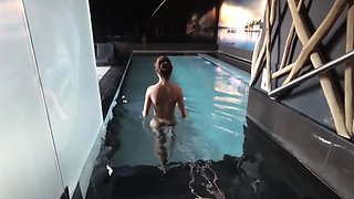 I was fucked by a stranger right in a public swimming pool!