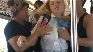 Tracey Sweet on the bus A.I. Upscale