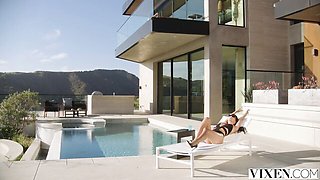 Matchless Seth Gamble and Alina Lopez's brunette xxx