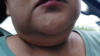 Sexy Molly Pee on the Road