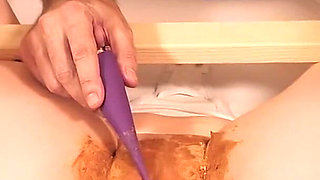 Spicy Ginger on Her Pussy Makes It Inevitable for the Tied MILF to Have an Incredibly Intense Orgasm