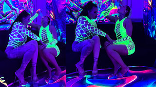 Neon Light with 2 Crazy Girls