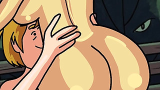 When it gets scary, Shaggy cums inside Velma