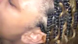 Uber-sexy slender lightskin COUGAR gives filthy BLOWJOB