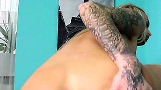 Getting pounded in my stockings by this stud, tits bouncing