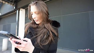 GERMAN SCOUT - Assfuck Sex Casting for Emma