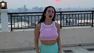 Boobs Flashing and Pee Through Shorts Outdoor
