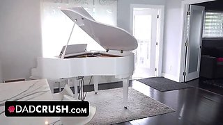 Virgin stunner Mickey Tyler gets stepdaddy's dick