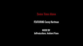 Blonde tight pussy babe solo toy fun in glamour masturbation