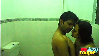 Desi Couple Making Love While Taking Early Morning Shower