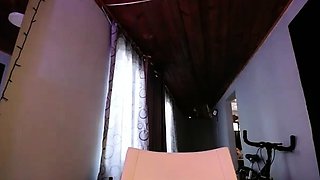 Stacked brunette goes solo toys and masturbation