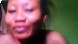 African Amateur's Striptease