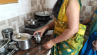 Kitchen lesbian romance