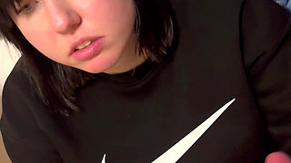 18 Year Old Loves to Suck in Kitchen