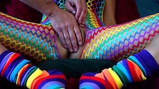 Deep Double Fisting Makes Brunette Moan with Orgasmic Pleasu