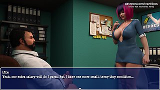 Big Ass Cheating Wife Fucks Boss for a Raise Lily of the Valley 3D Animated Ntr Porn Game Part 28