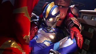 two women fetish latex asslicking and anal mff